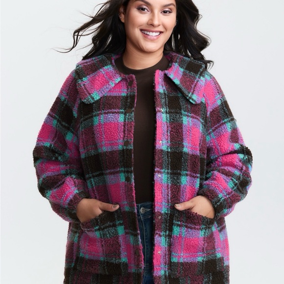 🌟BLOOMCHIC PLAID BOUCLE JACKET🌟 - Picture 2 of 13